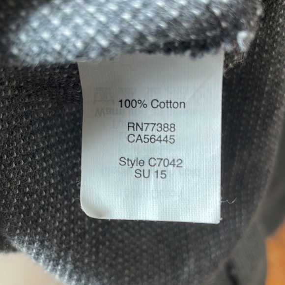 Madewell Size Small Sleeveless Gray & White Dress - Picture 5 of 6